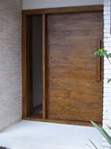 porta de madeira